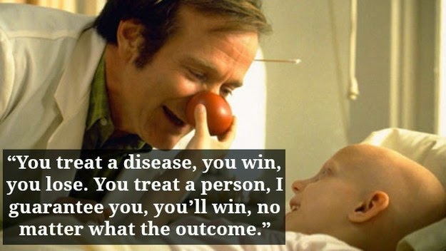 life and dignity of the human person in patch adams